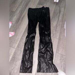 Princess Polly Leather Flare Pants